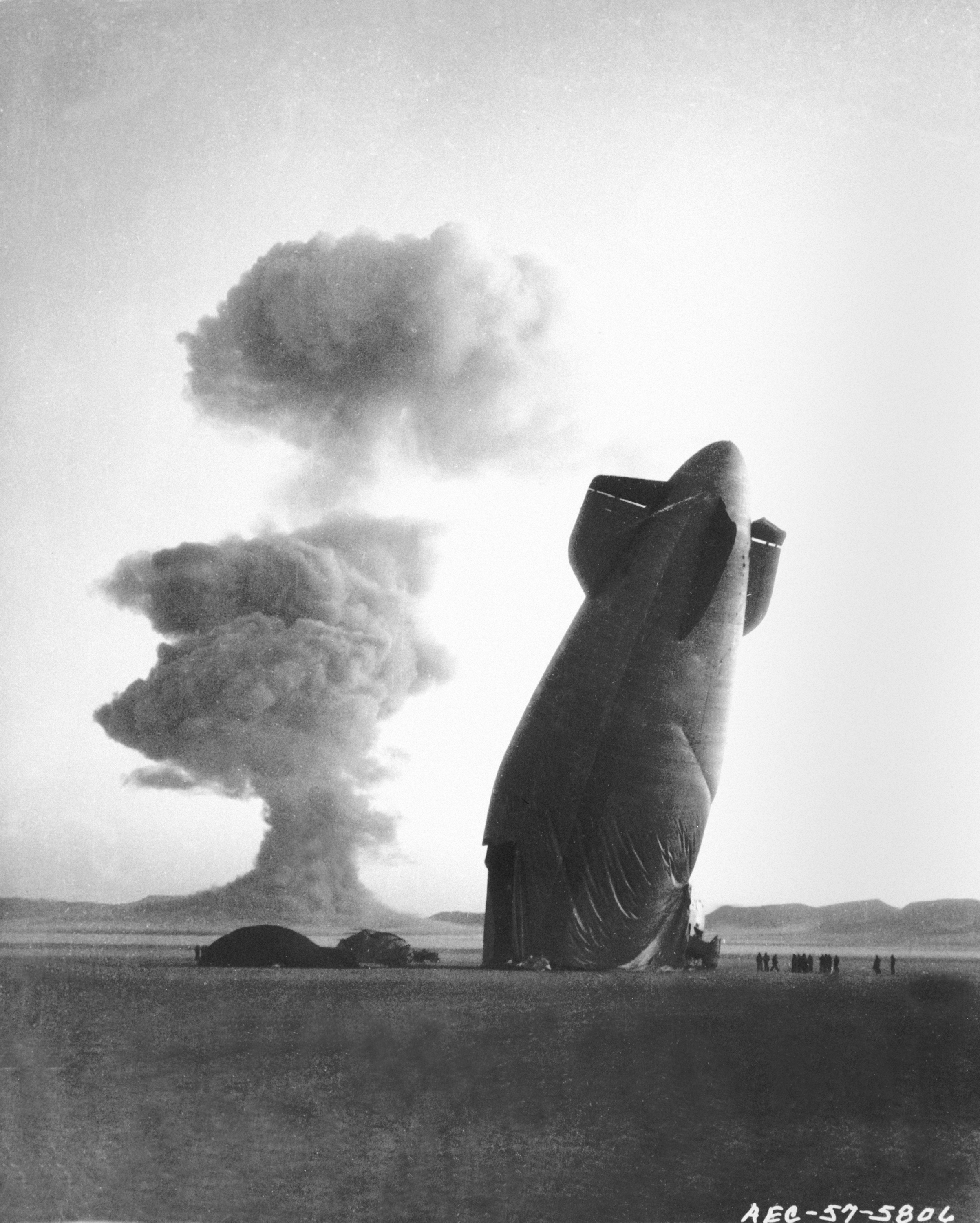 Operation Plumbob — Stokes test, Nevada Test Site, 1957.